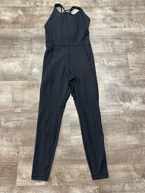 LOVESOFT Black Athletic Jumpsuit Size Small